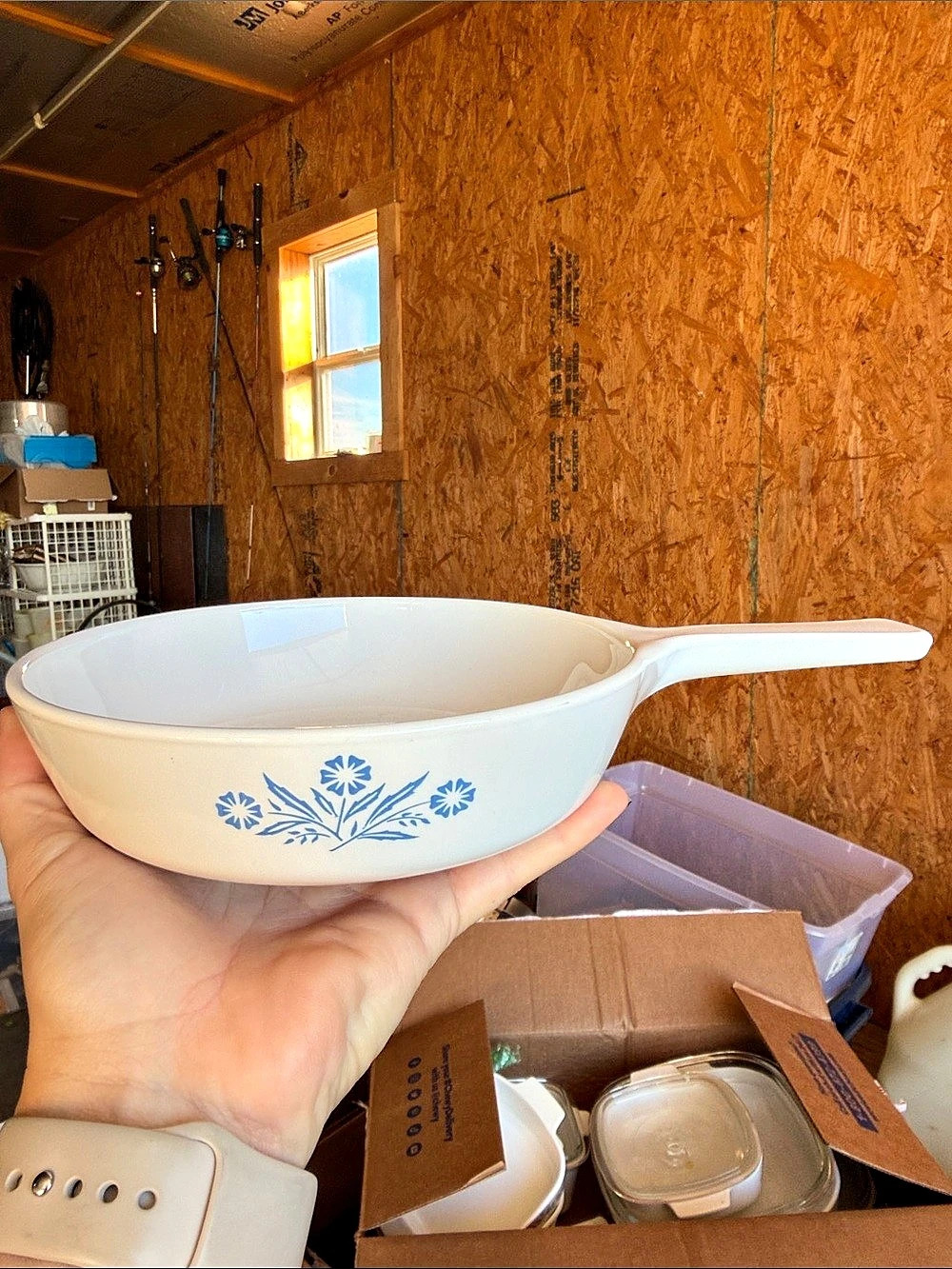 CorningWare Blue Cornflower P-83-B 6.5-Inch Skillet